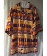 Vintage  Men's Beverley Hill's Polo Club Tiki  Shirt XXL - $21.80