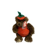 Ty Beanie Babies Attic Treasures Peter Trick or Treat Pumpkin Bear Stuff... - $7.69