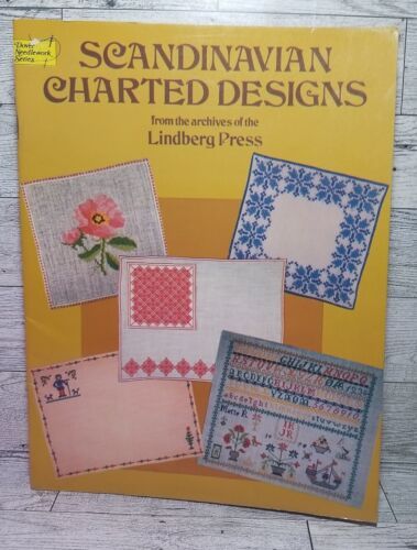 Scandinavian Charted Designs by Lindberg Press SC 1979 Cross Stitch Need... - $5.41