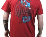 Dunkelvolk Hombre Chile Rojo Zoombi Zombi Peruano Artistas Camiseta Nwt - $11.98