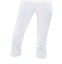 Chaps by Ralph Lauren Womens Plus White Slimming Fit Sateen Capris 20W 22W - $39.99