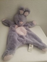 Kelly Toy Baby Bunny Rabbit Security Lovey Plush Crinkle Rattle Grey Pin... - £17.01 GBP