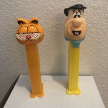 Vintage Pez Dispensers Lot of 2 Garfield and Fred Flintstone - £12.26 GBP
