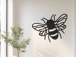 LaModaHome Large Bee Metal Wall Art for Garden Room, Patio - Nature-Inspired Out - £27.33 GBP+
