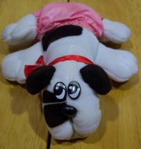 Vintage Tonka Pound Puppies Puppy W/ Pink Diaper Plush Stuffed Animal Toy - £13.01 GBP