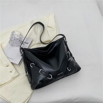Silver Soft Hobos Shoulder Crossbody Bags for Women 2023 Trend Fashion Quality L - £36.42 GBP