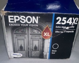 Genuine Epson 254XL Black Extra-High-Yield Ink Cartridge T254XL120 - EXP 03/2020 - $24.74
