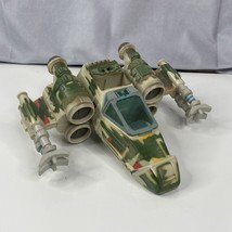 Star Wars Hasbro 2015 Galactic Heroes Vehicles Green Camo X-Wing Fighter - £15.85 GBP