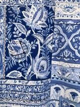 NWT G LIFESTYLE JAKARTA BLUE Double Ruffle Long Sleeve Mock Shirt M L & XL image 2