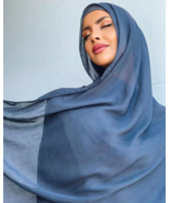 2 Pcs Set Viscose Hijab Matching Color Jersey Cap Plain Cotton Modal Mus... - $32.98 CAD