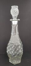 Anchor Hocking Clear Glass Wexford Diamond Wine/Whiskey Decanter With St... - $22.96