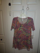 Ladies Lularoe Perfect Tee XSmall w Paparazzi Necklace&amp;2 Pair Earrings - £17.24 GBP