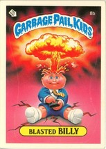 1985 Topps Garbage Pail Kids 1st Series BLASTED BILLY Checklist Card 8b ... - £78.08 GBP