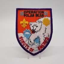 Vintage BSA 1981 Operation Polar Bear Scouts of America Patch - £9.96 GBP