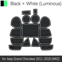 for  Grand Cherokee WK2 2011~2019 Anti-slip Mat Door Groove Cup pad Gate slot Co - £29.46 GBP