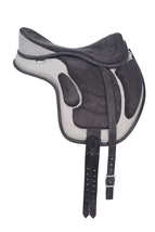 New treeless freemax synthetic horse Riding saddle &amp; tack + Girth + Stirrups - £107.34 GBP