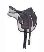 New treeless freemax synthetic horse Riding saddle &amp; tack + Girth + Stir... - $192.84 CAD