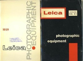 LEICA 1959 and 1960 Photographic Equipment Catalogs with Prices - $24.72