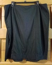 Catos Womens Plus Black Stretchy Pencil Skirt Size 22W Modest - £14.95 GBP