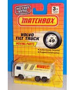 Matchbox 1992 Release MB 49 Volvo Tilt Truck White PIRELLI Gripping Stuf... - £4.08 GBP