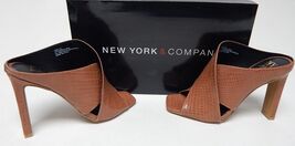 New York &amp; Company Sofia Sz 10 M Women&#39;s High Heel Sandals Snake Embosse... - $26.42 CAD