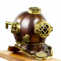 Antique Diving Helmet Brass U.S Navy Mark V Diving Christmas s Gift - £172.34 GBP