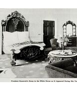 Theodore Roosevelt Room At White House Print 1919 President Collectibles... - $458.41 MXN