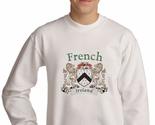 French Irish coat of arms Sweatshirt in White - $29.35