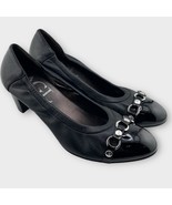 AGL Attilio Giusti Leombruni Women’s Size 40 Black  Leather Cap Toe Heel... - $62.89