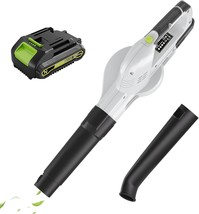 Leaf Blower Cordless 20V, 320Cfm 145Mph Electric, 1X 2Ah Battery And Cha... - $978.63 MXN