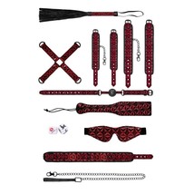 Ouch Luxury Bondage Kit Burgandy with Free Shipping - £204.78 GBP