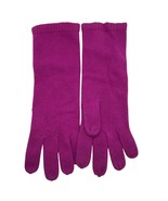 Ann Taylor Vintage Womens Cashmere Gloves Fuchsia Pink - $38.40