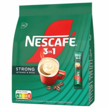 Nescafe instant coffee 3in1 STRONG  -10 single portions-On The Go-FREE SHIP - $12.86
