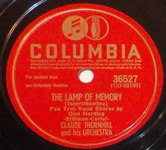 Claude Thornhill w/ Dick Harding 78 The Lamp Of Memory / Memory Lane EE-... - £5.41 GBP