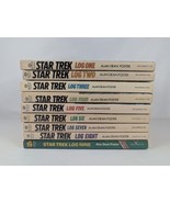 Vtg Star Trek Log Books Series Lot of 10 Vols 1-10 COMPLETE Alan Dean Fo... - $34.99