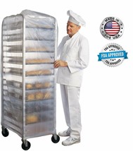 800 ct Bun Rack Covers 27x37 /w Twist Tie Bread Bakery Rack Covers - $158.86