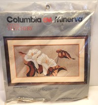 Columbia Minerva Autumn Lilies Crewel Stitchery Kit NEW #7513 Vintage 1983 - $14.99