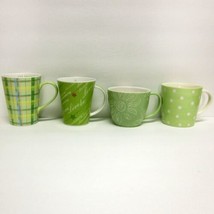 Starbucks Coffee Company Assorted Lot (4) 2005 2006 Green &amp; White Coffee Cups - £32.02 GBP