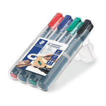 Staedtler Lumocolor Permanent Marker Bullet - Wallet of 4 - $382.79 MXN