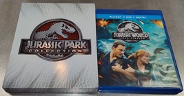 JURASSIC PARK/WORLD Collection Blu-ray Spielberg Action Adventure Sci-fi 8 Discs - £21.49 GBP
