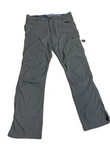 Wrangler ATG Cargo Utility Pants Men&#39;s 36x30 Gray Dark Wash Canvas 10NT6... - $22.35