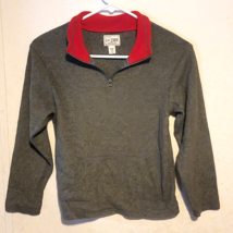 Boys Children&#39;s Place Pullover Sweater Jacket Gray sz M 7/8 - $10.69