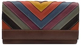 Wallet RFID Blocking Genuine Leather Large Capacity Clutch Purse Smartphone Card - £25.21 GBP
