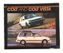 1984 Dodge Colt &amp; Colt Vista Dealer Showroom Sales Brochure Guide Catalog - £7.48 GBP