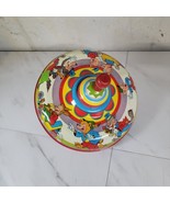 Vintage 1950s Ohio Art Tin Spinning Top Three Little Pigs Bad Wolf - €25,08 EUR