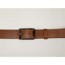 Men's Belt By PICCODER Turkey Genuine Leather Solid 3000 Tan image 4