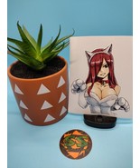 (4.5 Inches) Fairy Tail - Erza Scarlet (Catgirls) Water-Resistant Vinyl ... - $8.25 CAD