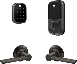 Black Yale Security Assure Lock Sl Touchscreen With Z-Wave With, Adt And... - $323.97