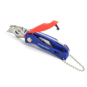WORKPRO Multifunction Mini Folding  with 5 Blades  Portable Key Chain  C... - £175.96 GBP