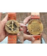 Steampunk Wrist Brass Compass Sundial Watch, Handmade Collectibles Men&#39;s... - £22.06 GBP+